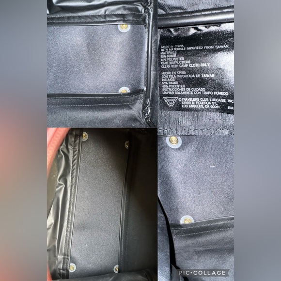 RARE VINTAGE John Weitz Travelers Carry On Overnight Shoulder Strap Duffel Bag - Picture 4 of 14